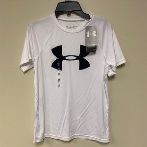 Under Armour Boy's Short Sleeve Tech Big Logo Tee Youth Medium